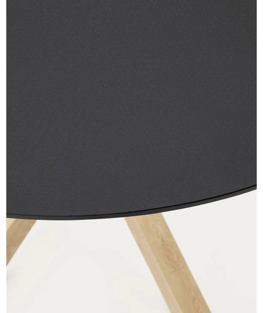 Okrúhly jedálenský stôl so sklenenou doskou ø 150 cm Argo – Kave Home