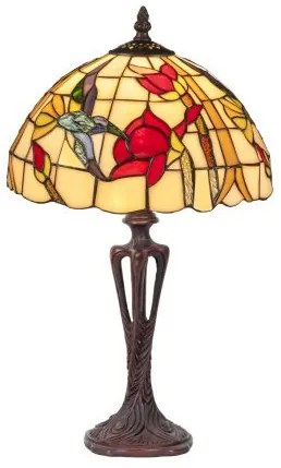 Nočná stolná lampa Tiffany COLIBRI 40*Ø25