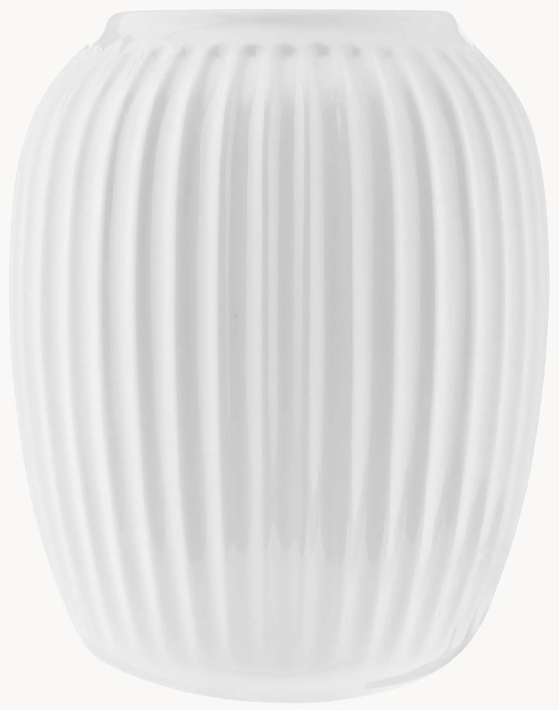 Ručne vyrobená porcelánová váza Hammershøi, V 20 cm