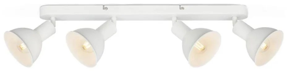 Brilo - Bodové svietidlo RETRO 4xE14/25W/230V biela