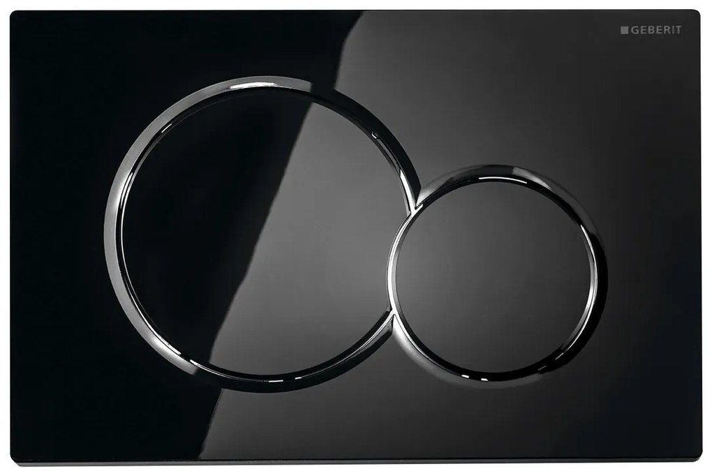 Geberit Sigma01 - Ovládacie tlačidlo Sigma01, čierna lesklá, 115.770.DW.5