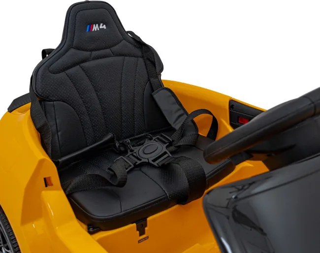 Elektrické autíčko BMW M4 žlté
