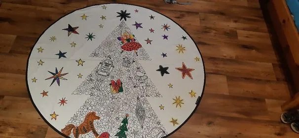 Butter Kings, TRHÁK: KOBEREC - OMAĽOVÁNKY - Nut Cracker, 130x130 (priemer) kruh, biela, detská izba