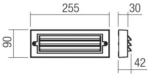 Redo 90330 - LED Vonkajšie nástenné svietidlo KRUP LED/6W/230V IP65 antracit