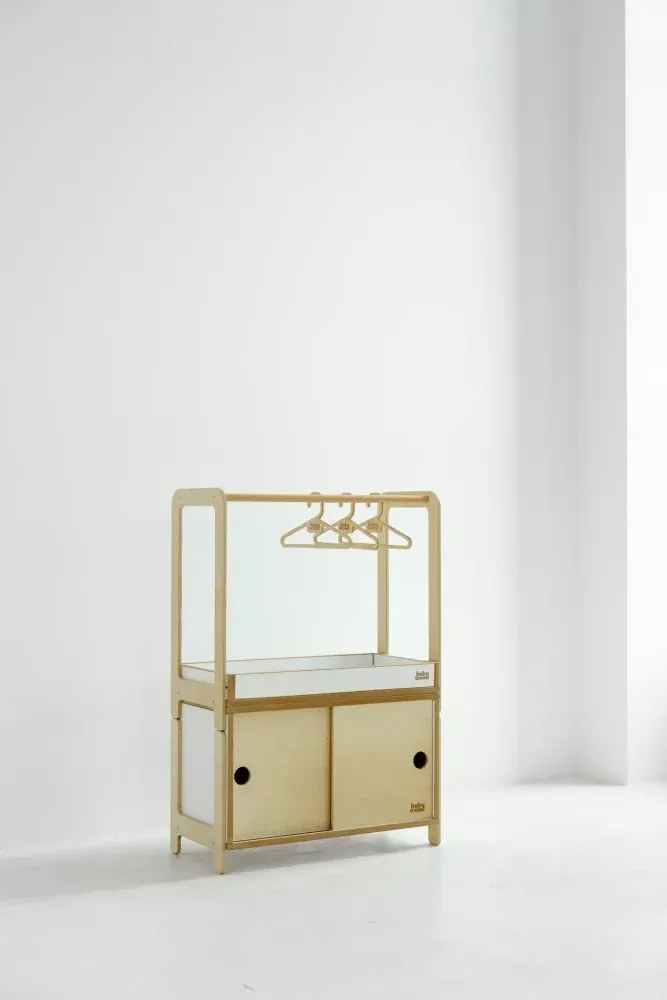 Montessori nábytok skrinka pre deti - modulárny nábytok