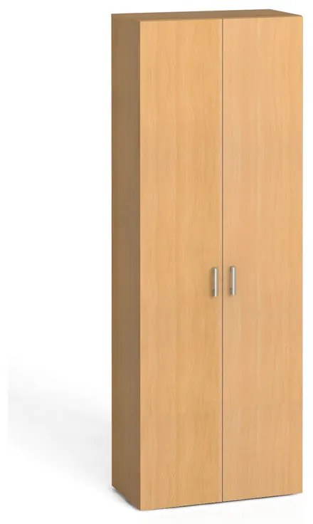 Kancelárska skriňa s dverami PRIMO KOMBI, 5 polic, 2233 x 800 x 400 mm, buk