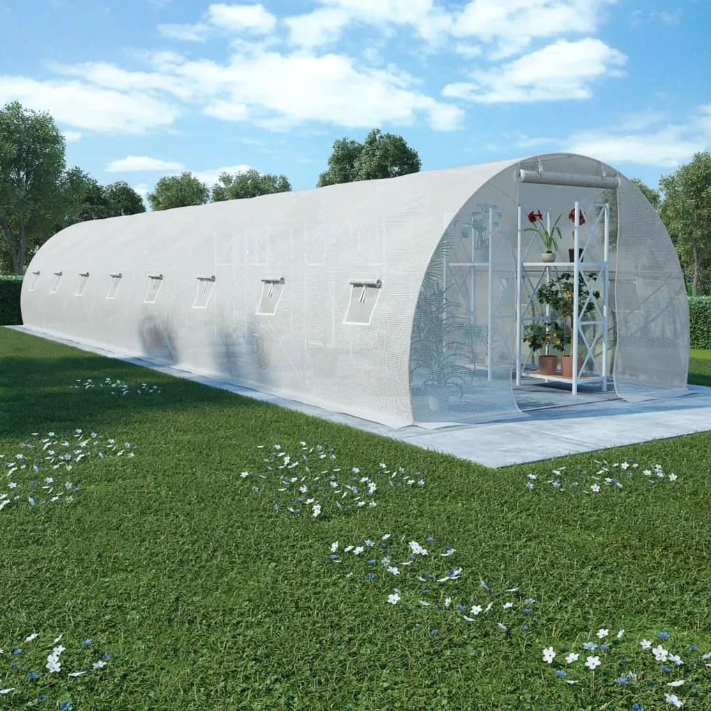 vidaXL Skleník 36 m² 1200x300x200 cm