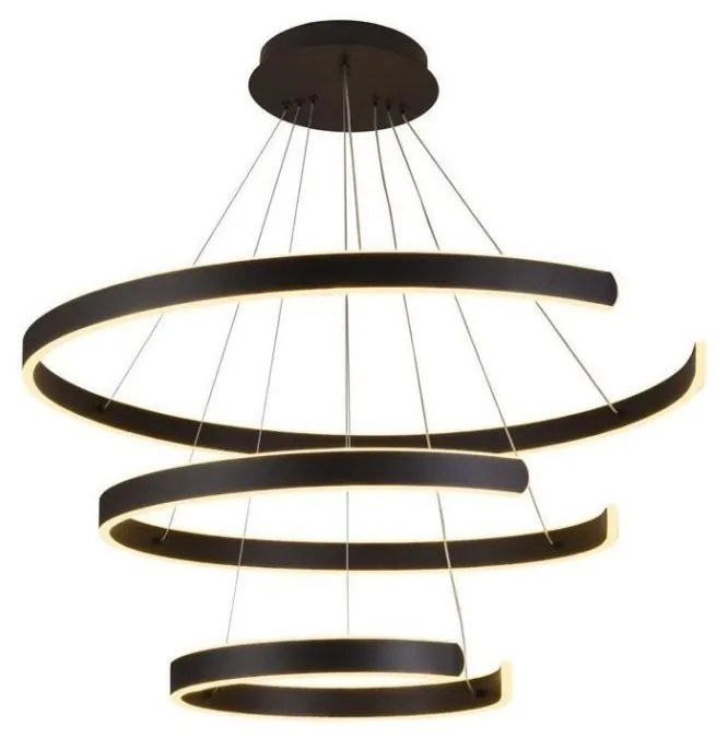 LED Stmievateľný luster na lanku LED/220W/230V 3000-6500K + diaľkové ovládanie