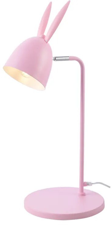 ACA DECOR Detská stolná lampička BUNNY - Zajačik max. 40W/E27/230V/IP20, ružová
