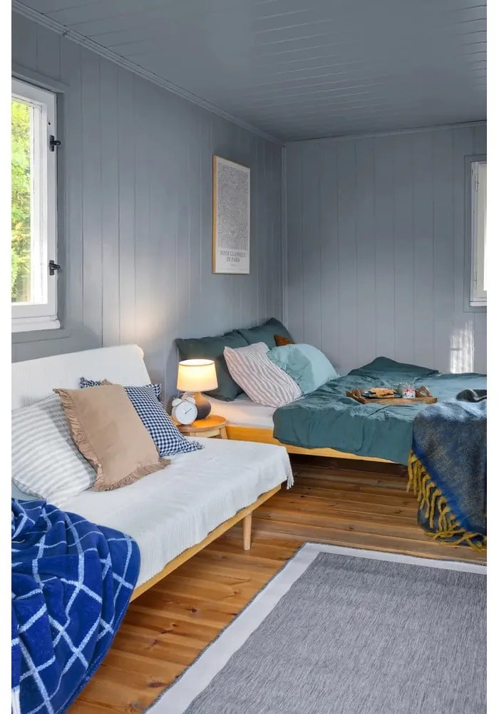 Sivo-krémový vonkajší koberec NORTHRUGS Panama, 80 x 250 cm