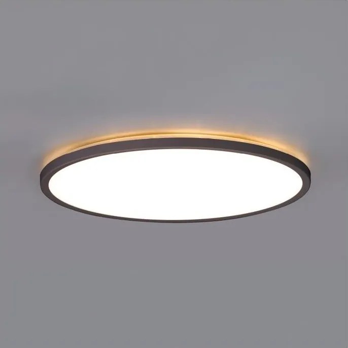 LED kúpeľňové svietidlo so senzorom NIVERA LED/12W/230V IP54 pr. 22,5 cm čierne + DO