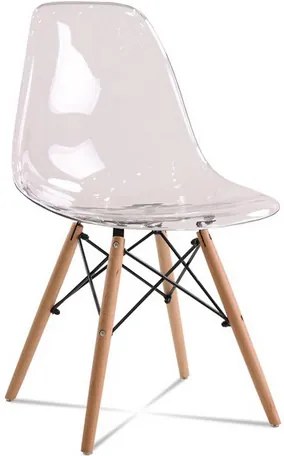 OVN stolička AMY transparentná