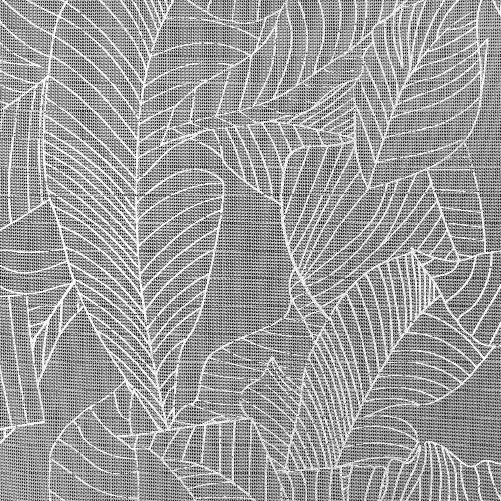 ZÁCLONA NA KRÚŽKOCH LEILA 140X260 CM LISTY