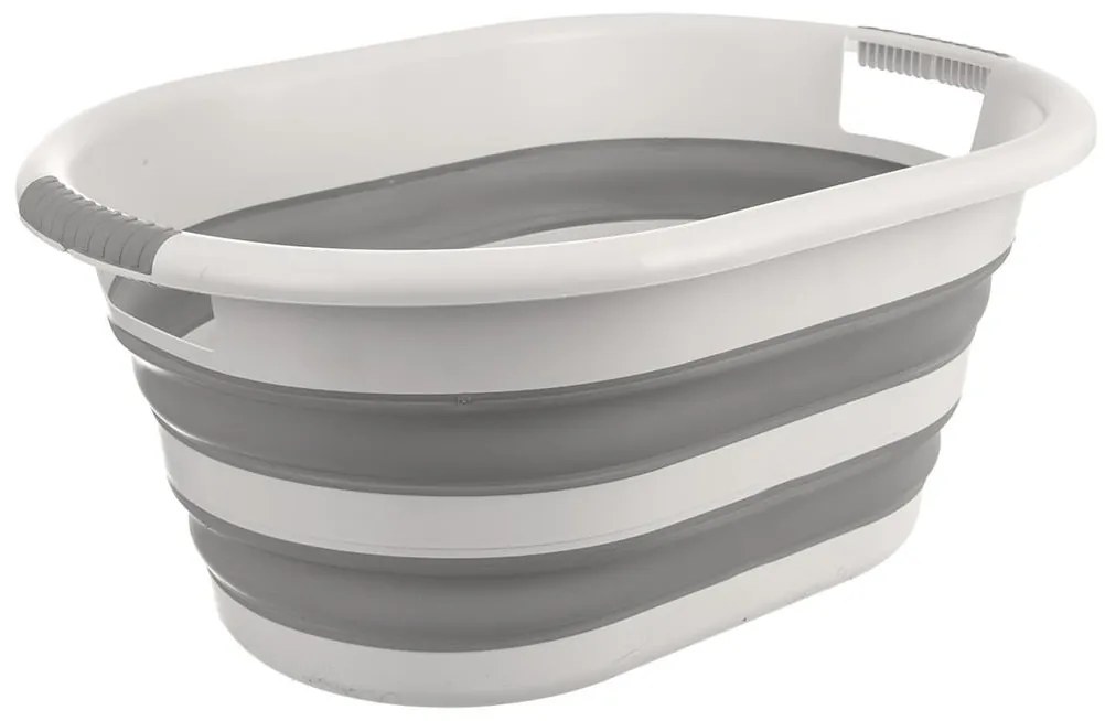 Orion Skladací kôš na bielizeň, silikónový, KEMP, 38 l
