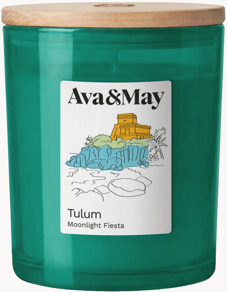 Vonná sviečka Tulum (Amber, Jasmine & Patchouli)