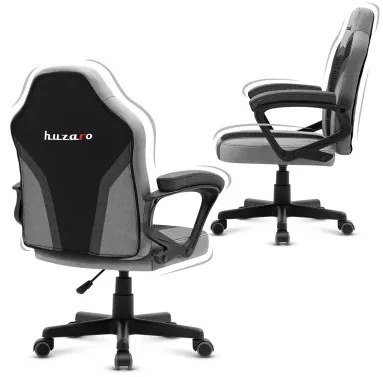 Detská herná stolička Ranger - 1.0 sivá mesh