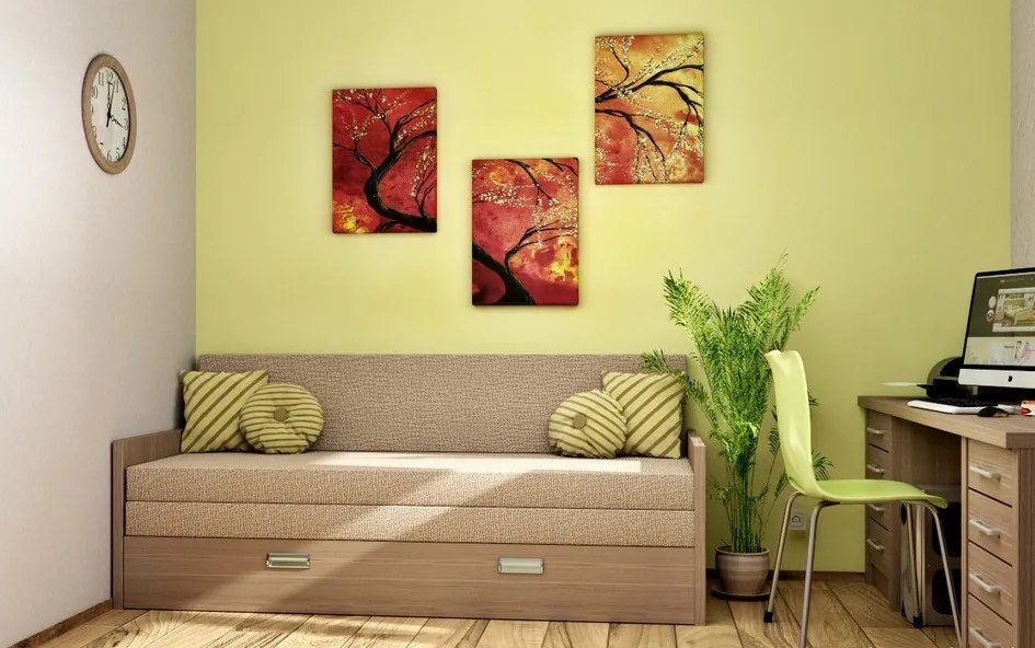 Wood Service Rozkladacia posteľ Ľubka 90 x 200