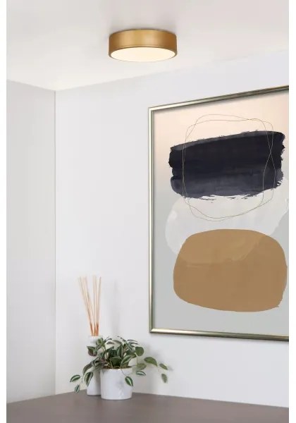 Lucide 79185/20/02 - LED Stmievateľné stropné svietidlo UNAR LED/12W/230V zlatá