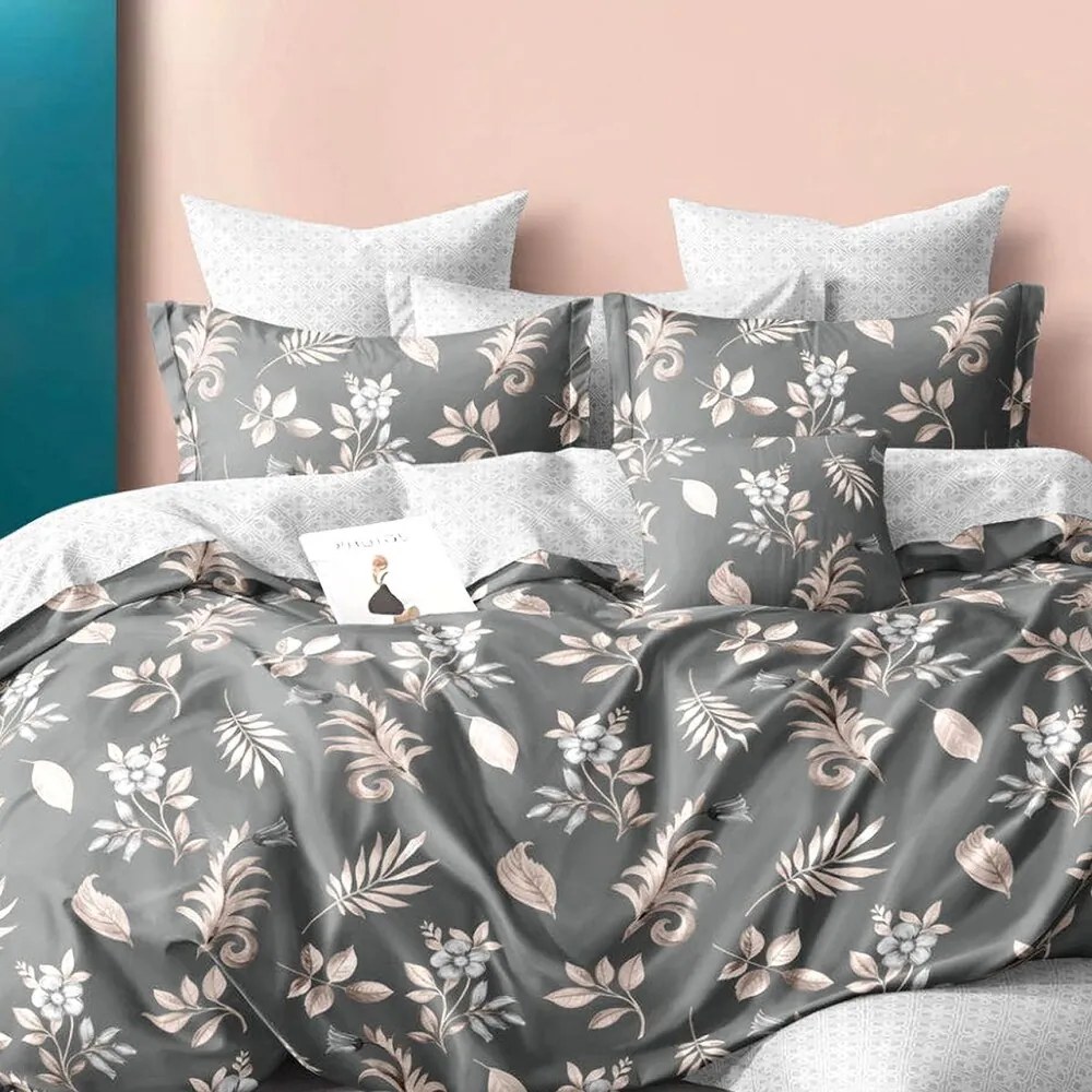 Krepové obliečky Homa COSY ROMEN 3-dielna sada 140x200 cm