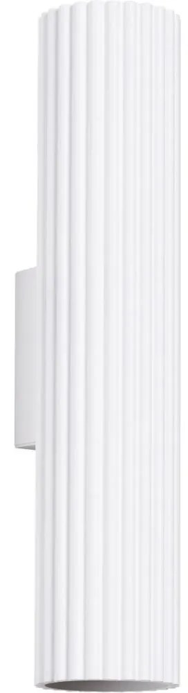 Sollux SL.1539 - Nástenné svietidlo KARBON 2xGU10/10W/230V biela