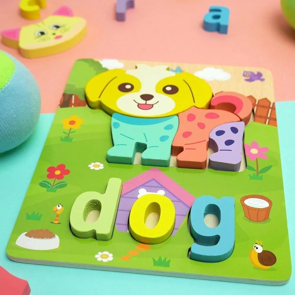 DAALO Anglické puzzle pro nejmenší - pejsek - AKCE!