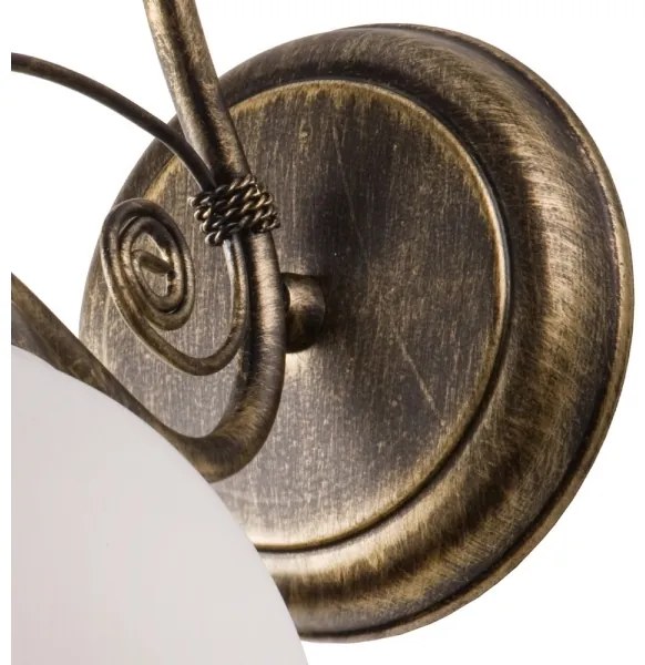 Nástenná lampa RETRO II 1xE27/60W/230V zlatá patina