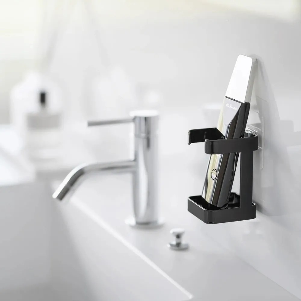 Čierny kovový držiak zariadenia starostlivosti o pleť Film Hook – YAMAZAKI