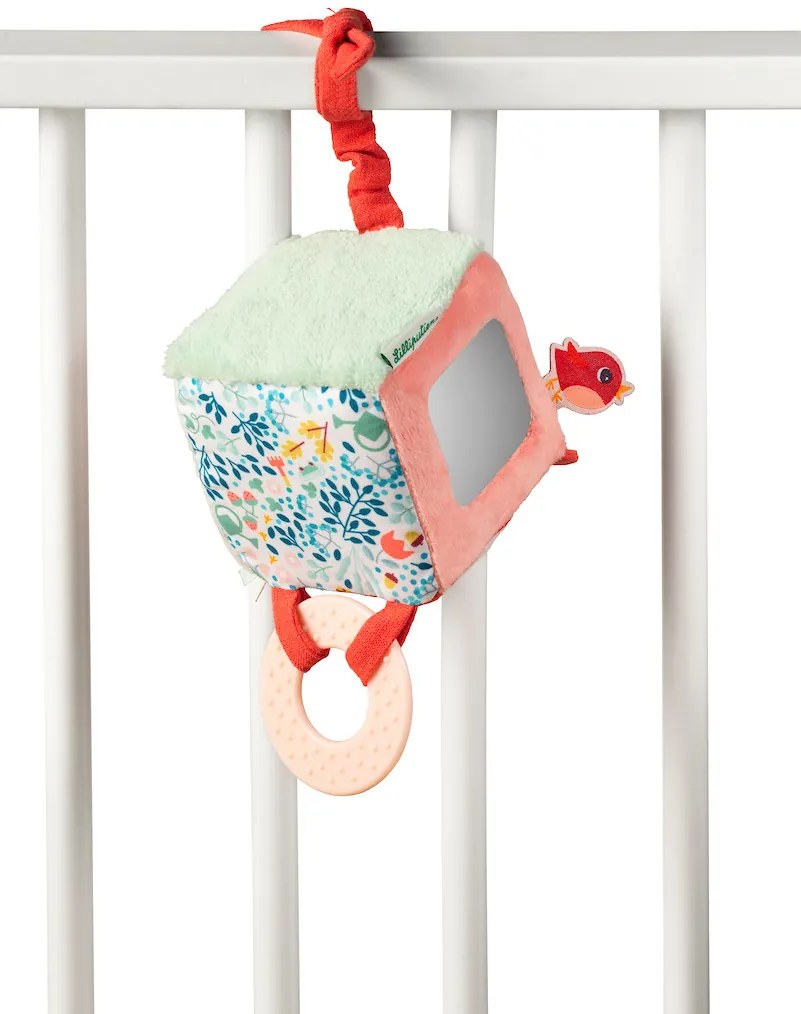 Lilliputiens - textilná kocka s aktivitami - líška Alice