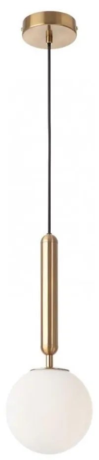 Redo 01-3130 - Luster na lanku HAIKU 1xE14/28W/230V pr. 15 cm mosadz