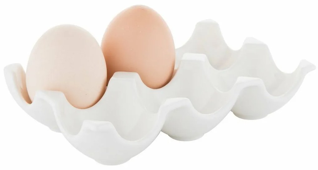Florina Porcelánový tanier na vajíčka Modern, 10 x 15 cm