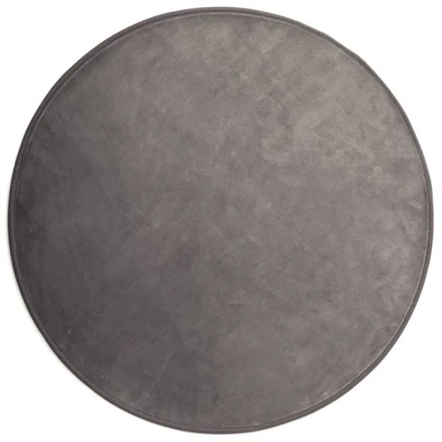 Kúpeľňový koberček Miami Viscose sivý kruh