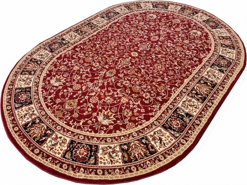 DC Koberec Orient ovál 006 červená Rozmer: 60×100 cm