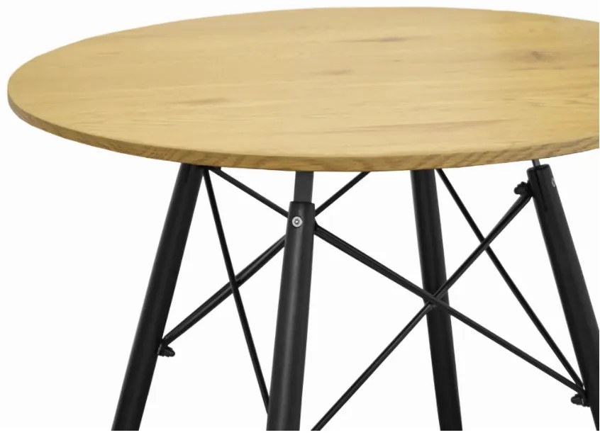TRENDIE Jedálenský stôl EDDIE 100 cm dub