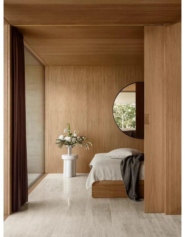 Sivá deka s prímesou vlny 145x200 cm Ahwi – Blomus