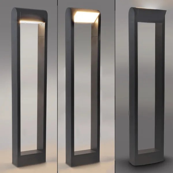 Brilagi - LED Vonkajšia lampa CROTONE LED/7W/230V antracit IP54 80 cm