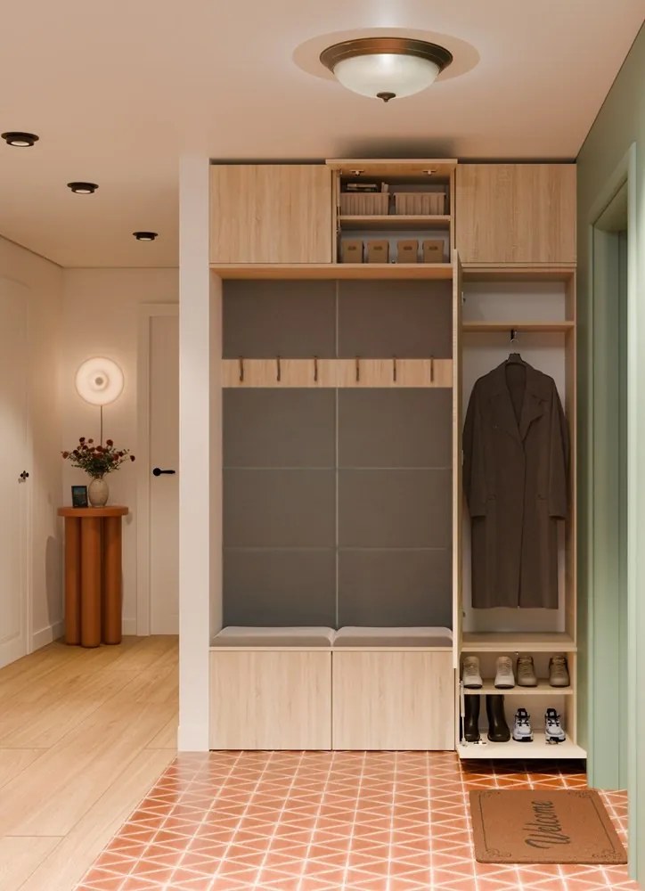 Předsíňová stěna Haga 1Sz2W 150 cm dub Sonoma