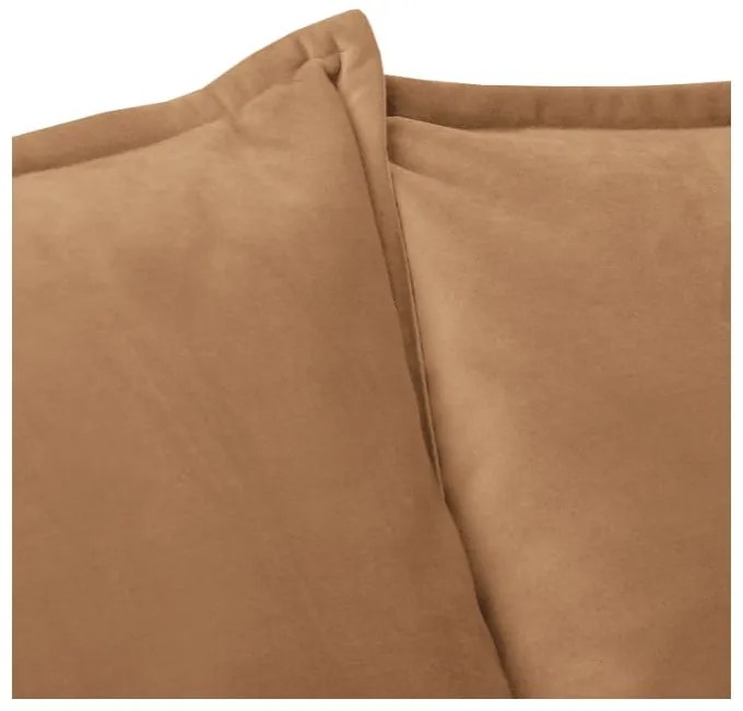 Hnedá zamatová pohovka 138 cm Juli – Ropez