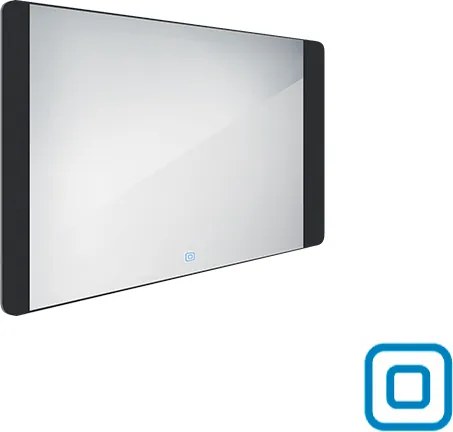 Nimco Čierne LED zrkadlo 1000x600 s dotykovým senzorom - ZPC 42004V-90