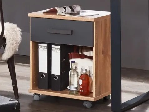 Úložný kontajner na kolečkách Liverpool, dub%