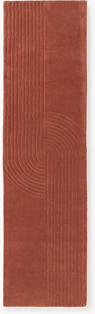 Ručne tuftovaný vlnený behúň Mason