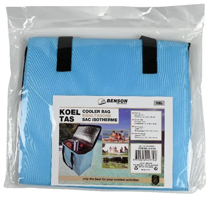 Modrá chladiaca taška COOLER 12l