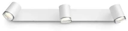PHILIPS HUE Stropné bodové LED kúpeľňové osvetlenie HUE ADORE s vypínačom, 3xGU10, 5W, teplá biela-studená biela