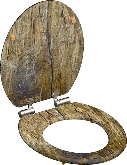 Eisl Sanitär WC sedadlo MDF Soft Close Solid Wood 80124