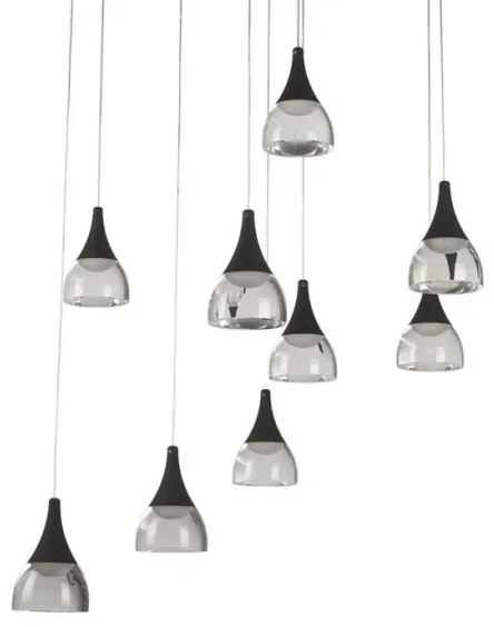 Azzardo AZ3143 - LED Stmievateľný luster na lanku DALMATIA 9xLED/5W/230V
