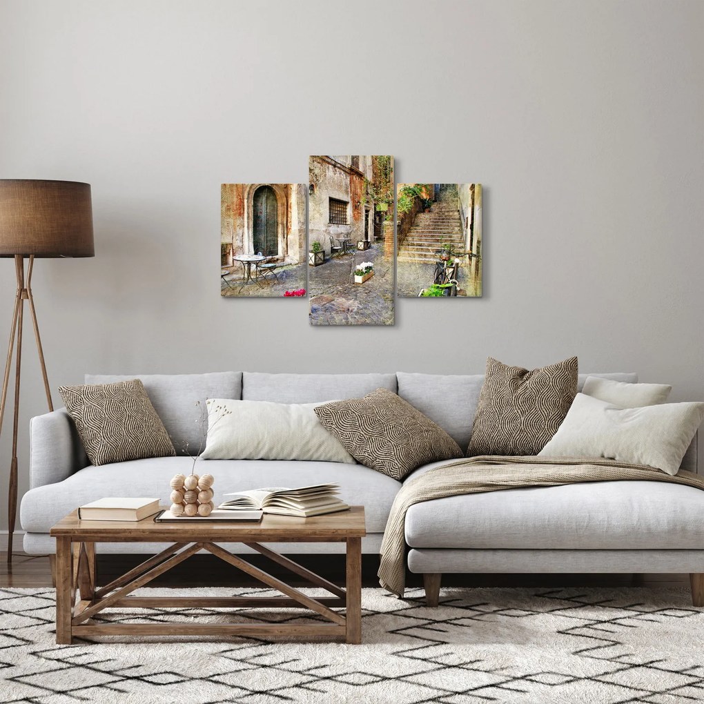 Obraz - Staré ulice Ríma (90x60 cm)