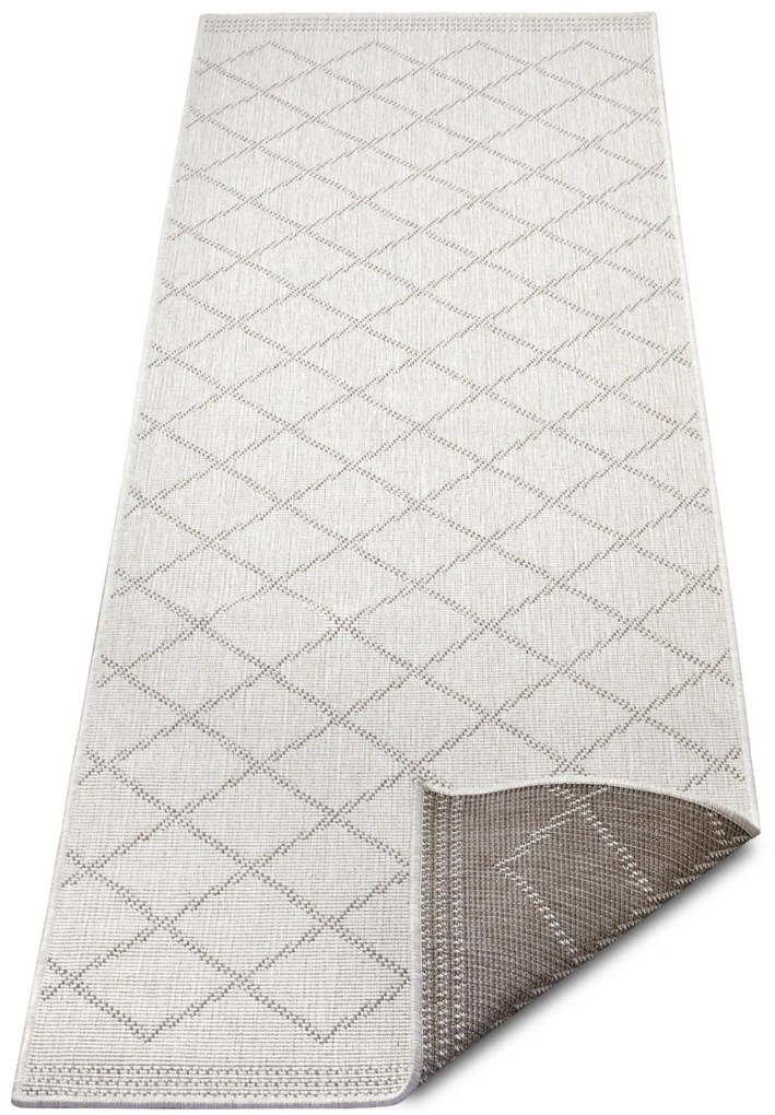 NORTHRUGS - Hanse Home koberce Kusový koberec Twin Supreme 105430 Corsica Linen – na von aj na doma - 80x350 cm