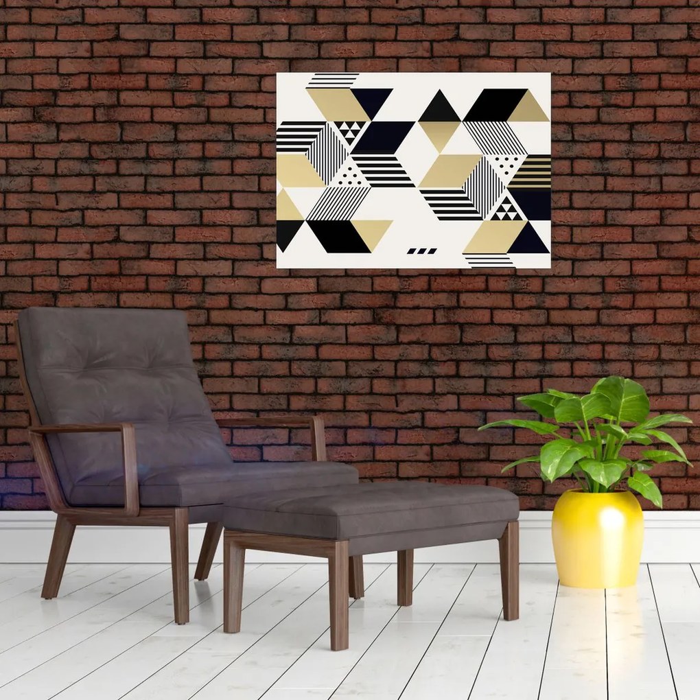 Obraz - Geometrické tvary N⁰1 (70x50 cm)