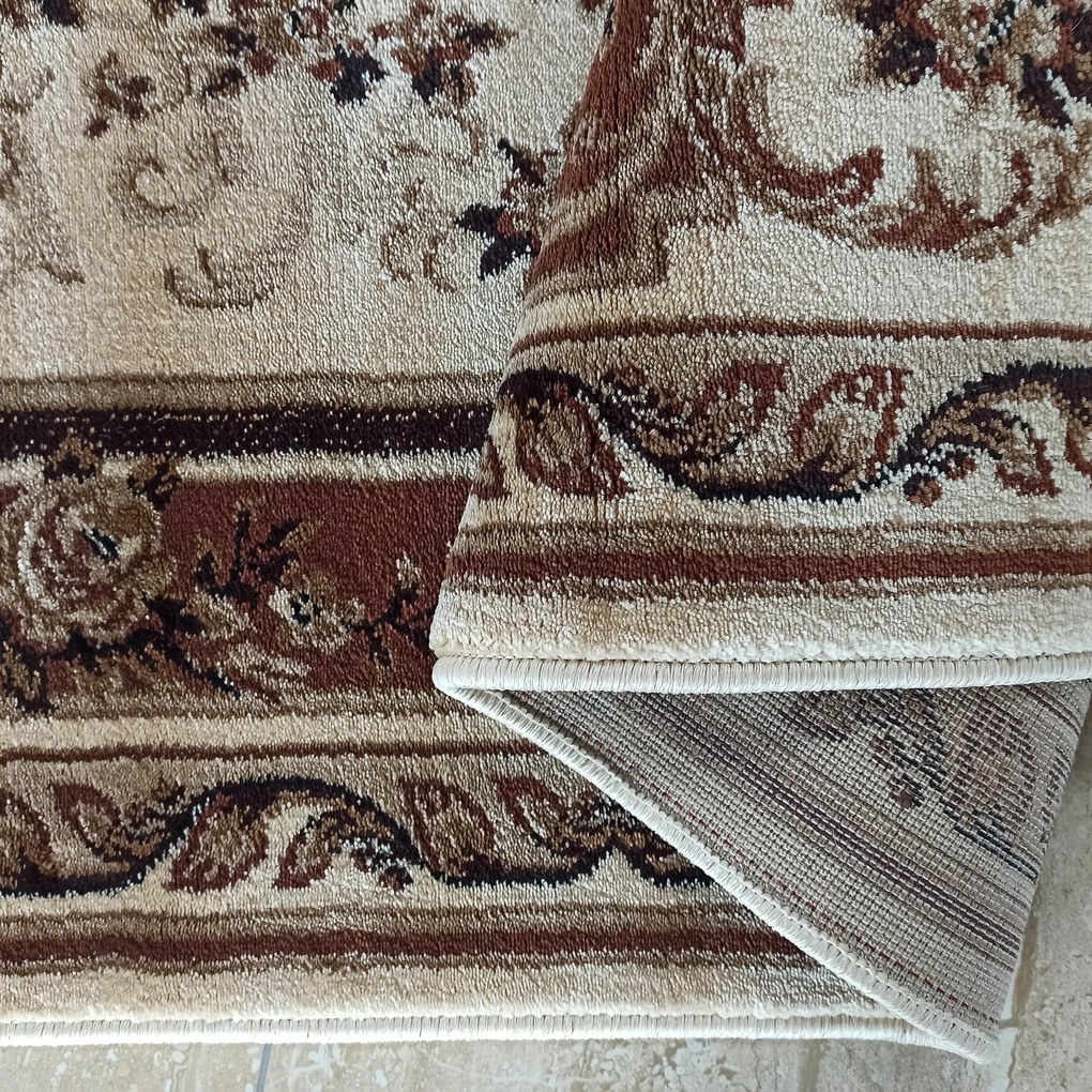 DY Exkluzívny 04 N – hnedá rozeta Rozmer: 160x220 cm