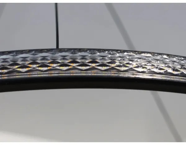 Stmievateľný LED luster s lankovým zavesením LED/55W/230V 3000-6500K priemer 60 cm + diaľkové ovládanie