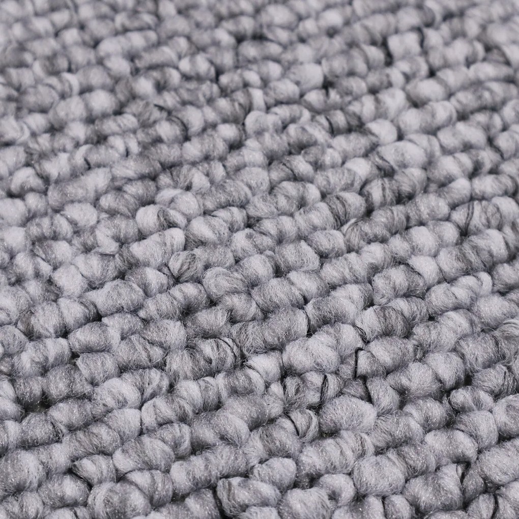 Balta, Metrážny koberec Wolly 920 šedá, na mieru, šíře 4m, šedá, filc, obývacia izba